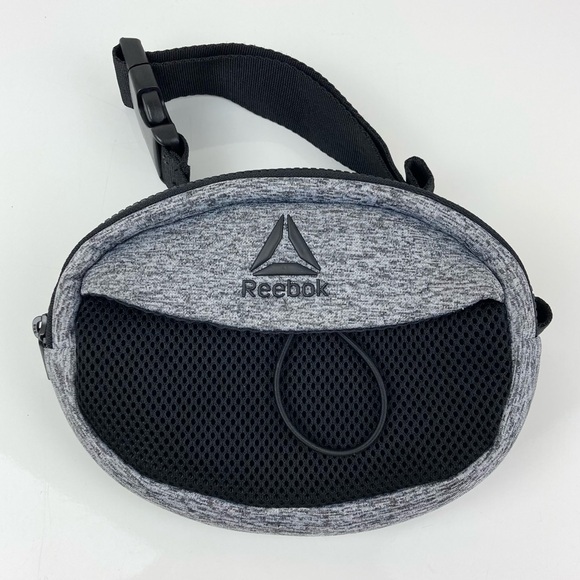 Reebok Handbags - Reebok Unisex Hazel Fannypack Waist Belt Bag Gray & Black